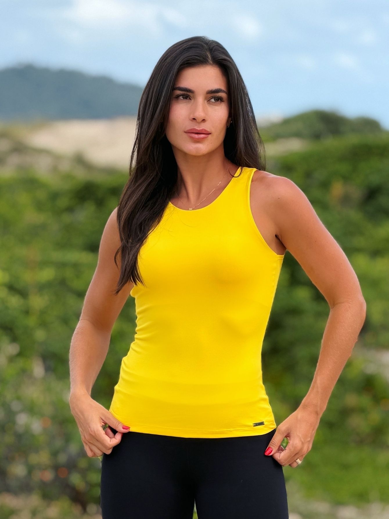 Blusa Regata Feminina Poliamida 