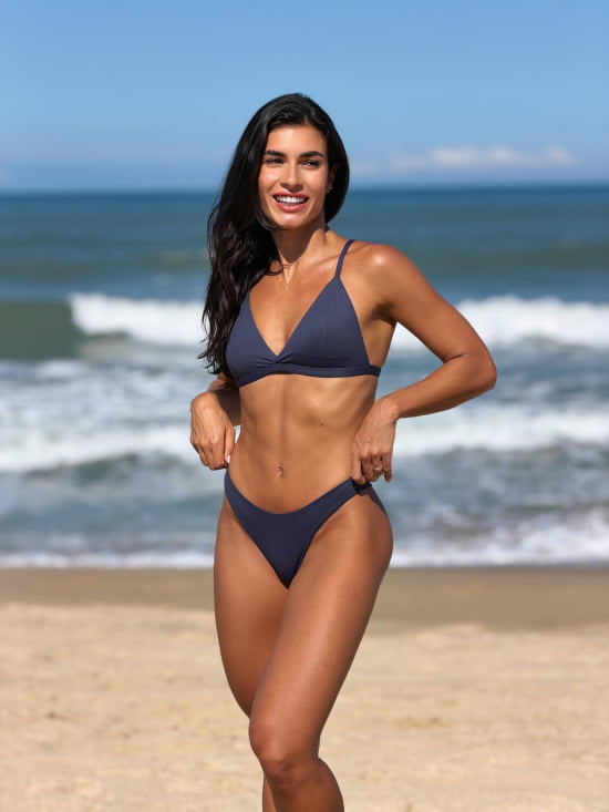 Biquíni Asa Delta Azul Marinho Escuro