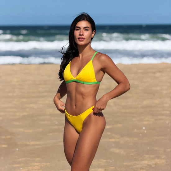 Biquíni Asa Delta Brasil Amarelo c/ Verde Biquíni Asa Delta Brasil Amarelo c/ Verde