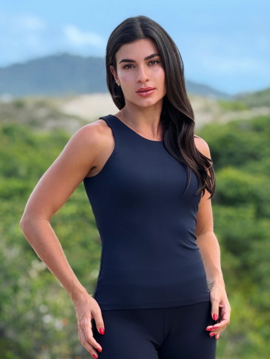 Blusa Regata Feminina Poliamida 