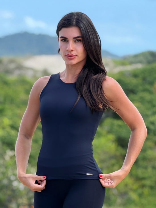 Blusa Regata Feminina Poliamida 