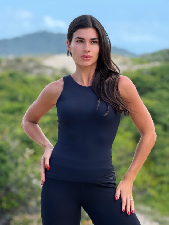 Blusa Regata Feminina Poliamida 