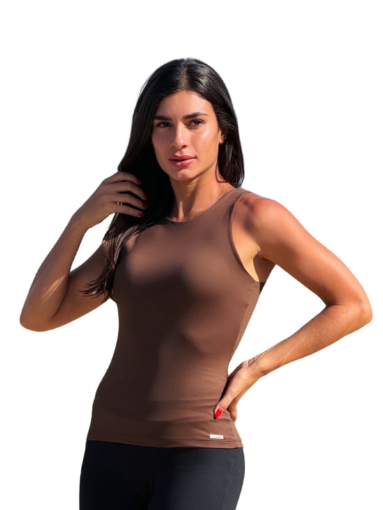 Blusa Regata Feminina Poliamida 