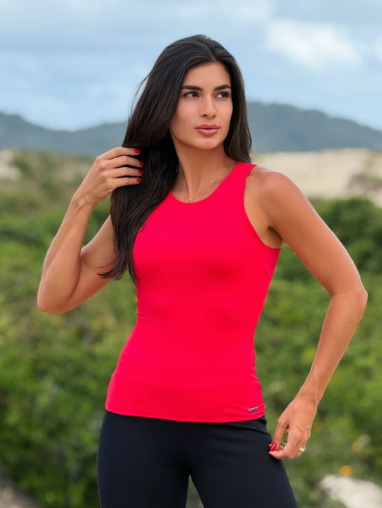 Blusa Regata Feminina Poliamida 