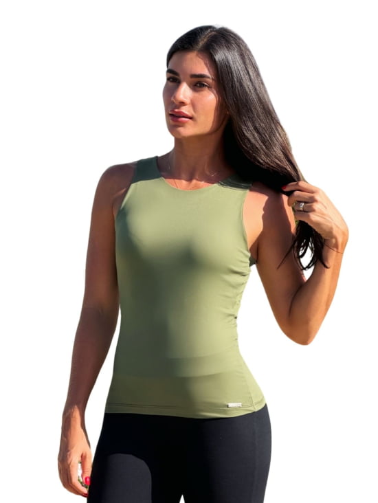 Blusa Regata Feminina Poliamida 