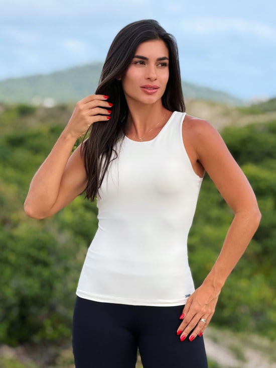 Blusa Regata Feminina Poliamida 