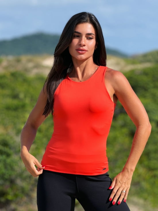 Blusa Regata Feminina Poliamida 