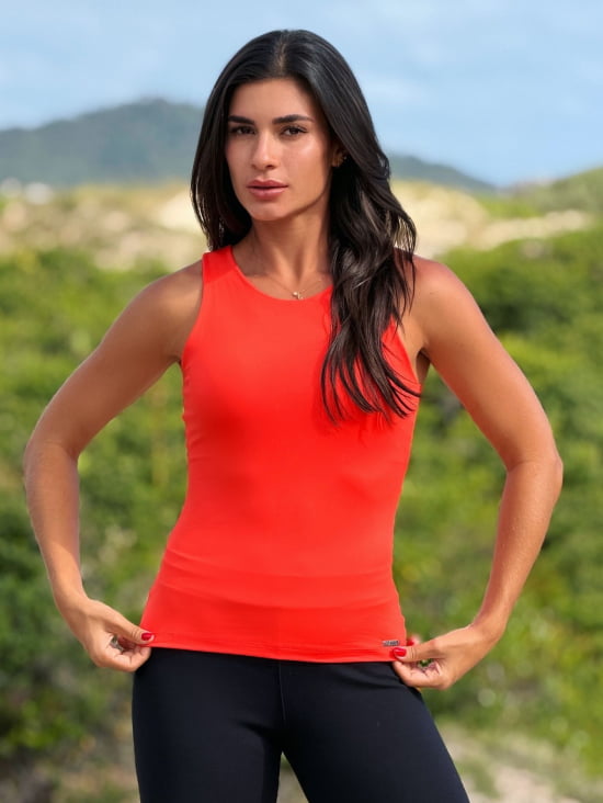 Blusa Regata Feminina Poliamida 