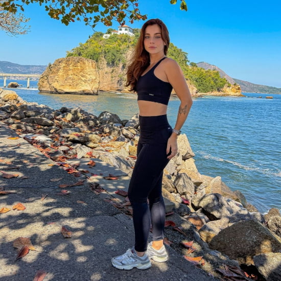 Conjunto Legging e Top Liso Premium c/ Bojo Removível