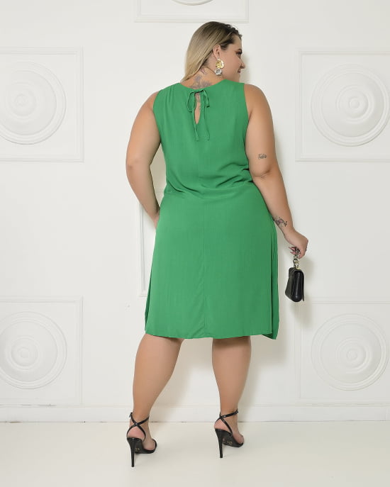 Vestido Feminino Plus Size Premium Viscolinho