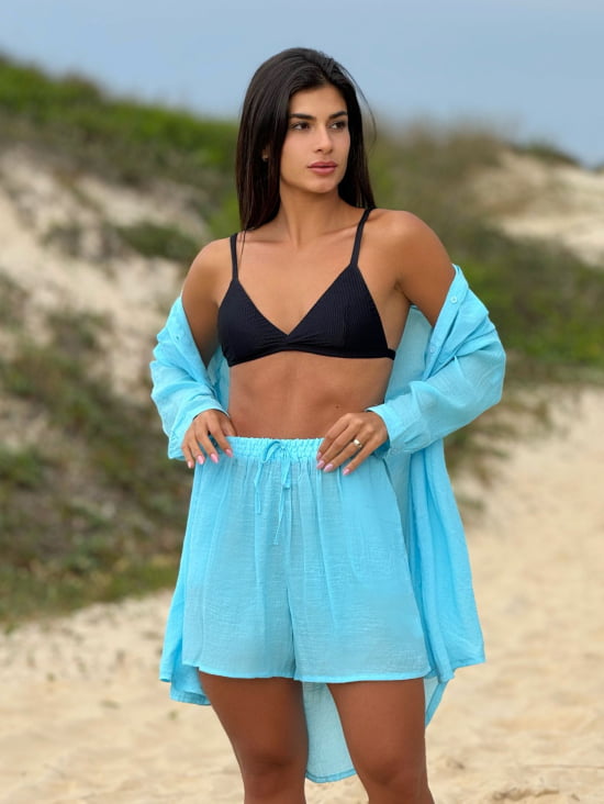 Saída de Praia Camisão e Short Verão