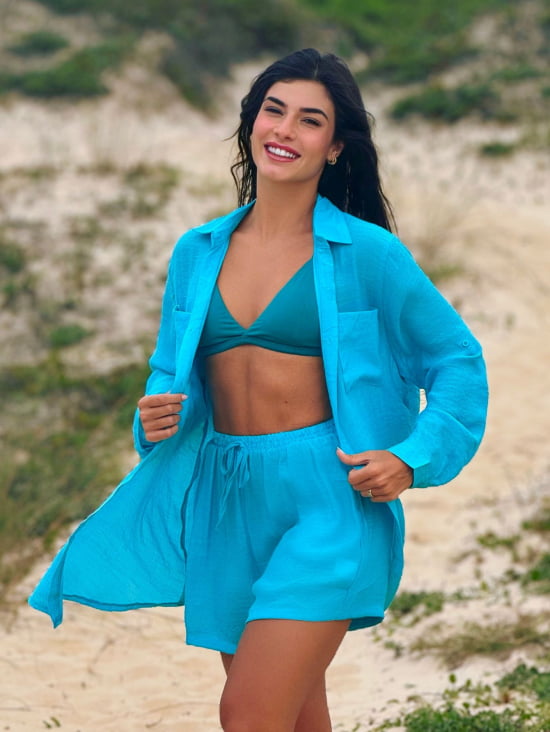 Saída de Praia Camisão e Short Verão