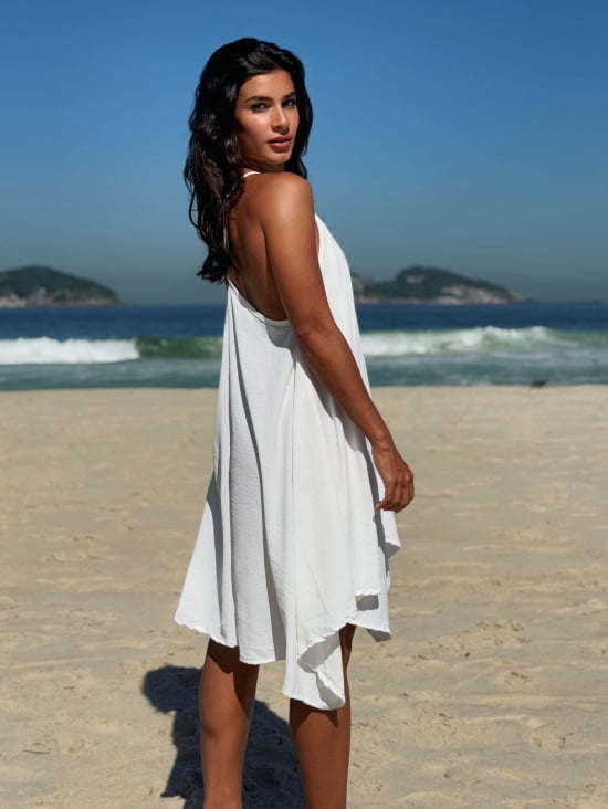 Vestido Praiano Liso 