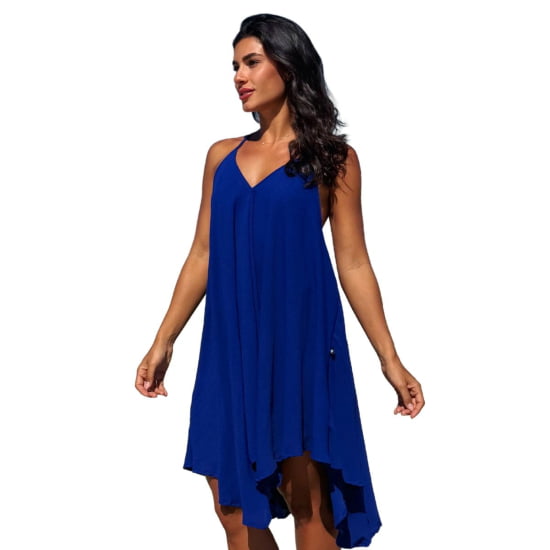 Vestido Praiano Liso 