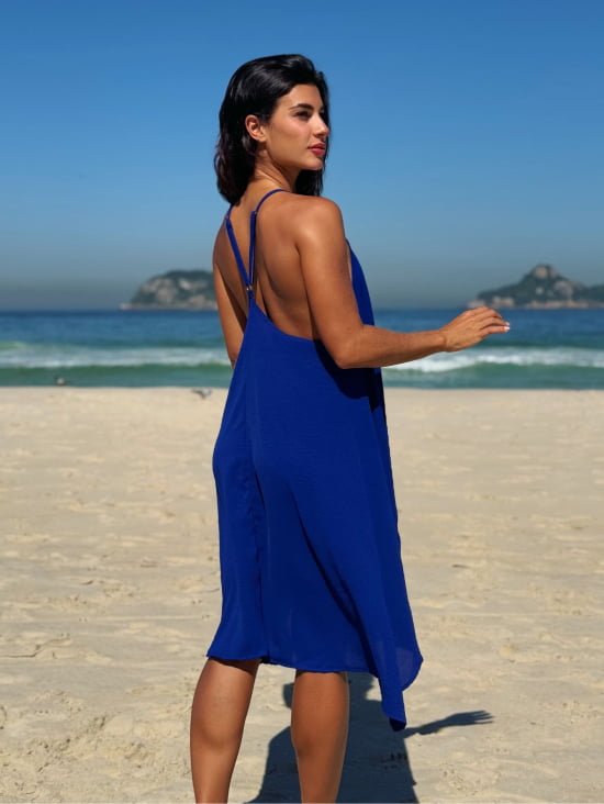 Vestido Praiano Liso 