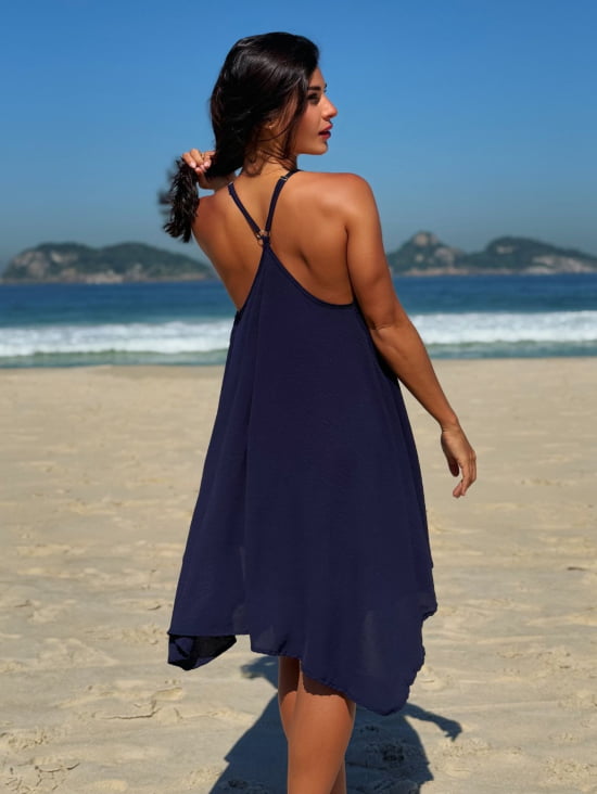 Vestido Praiano Liso 