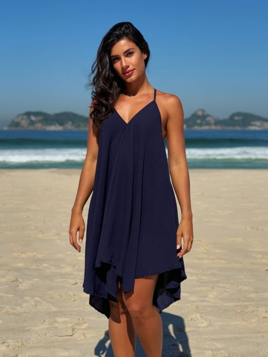 Vestido Praiano Liso 