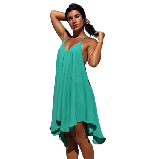 Vestido Praiano Liso 