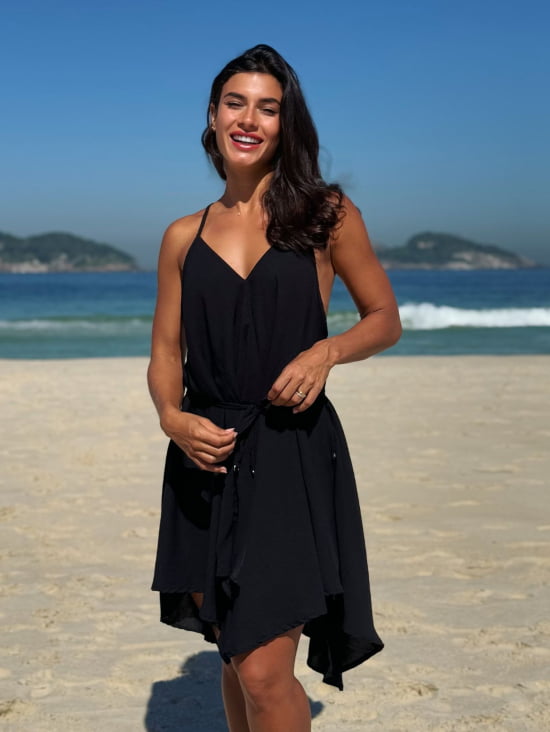 Vestido Praiano Liso 