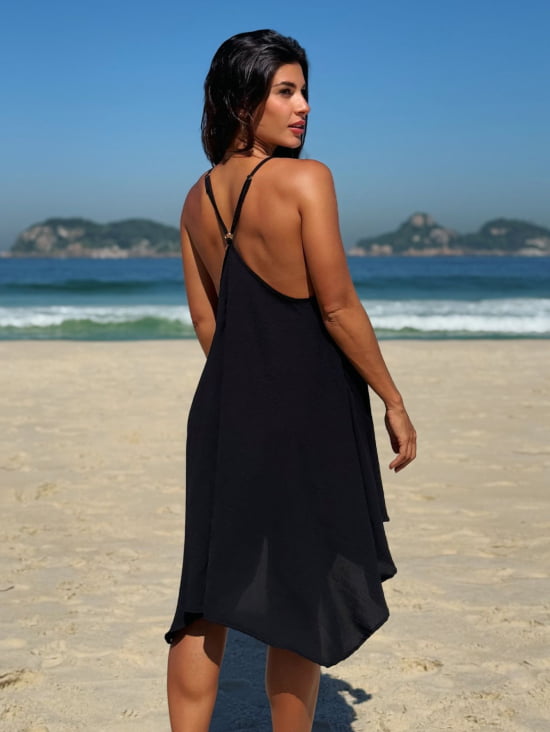 Vestido Praiano Liso 