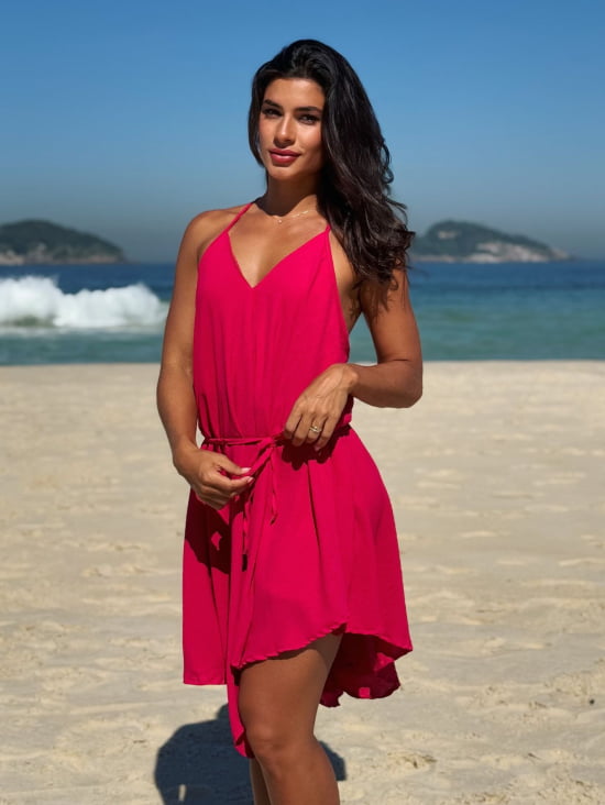 Vestido Praiano Liso 