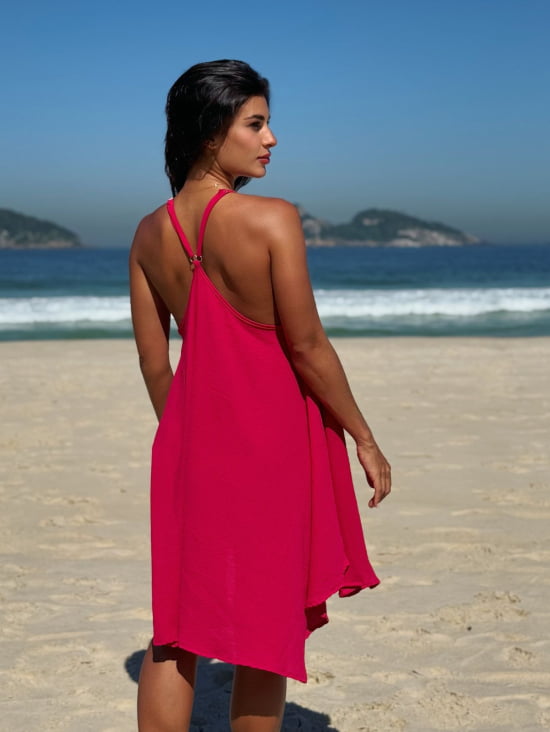 Vestido Praiano Liso 