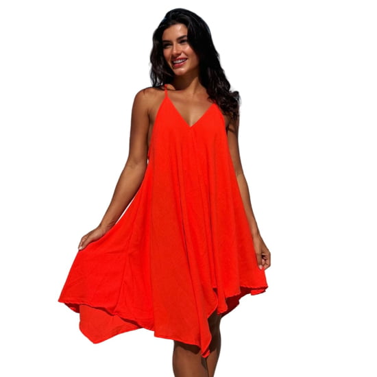 Vestido Praiano Liso 