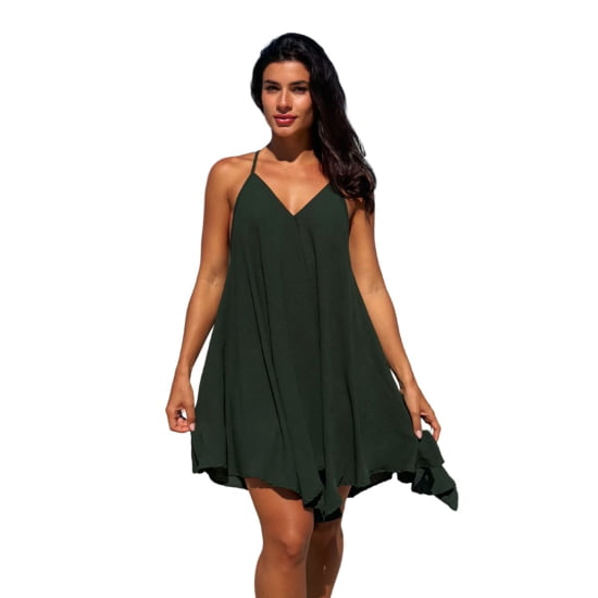Vestido Praiano Liso 